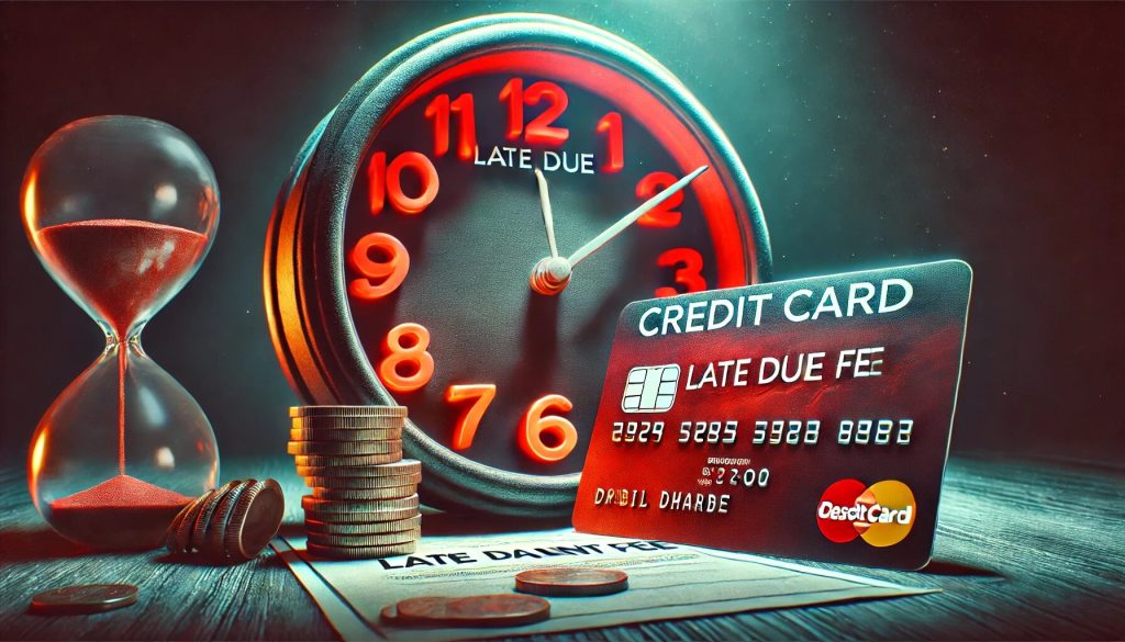 credit card late payment fee